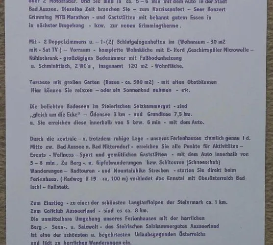 Anke - Ausseerland Salzkammergut Chalé Pichl bei Aussee